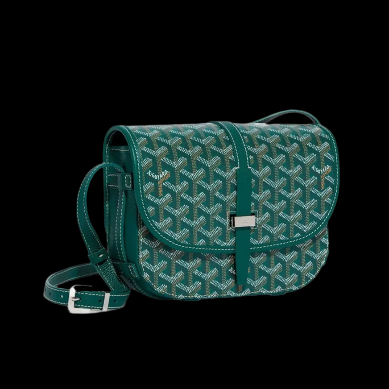 Goyard Belvedere Green Messenger Bag DripHaus