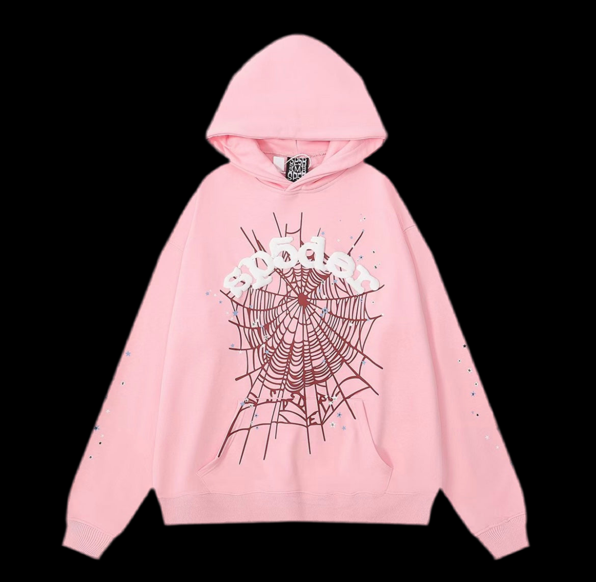 Sp5der Hoodie Pink DripHaus