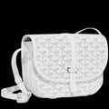 Goyard Belvedere White Messenger Bag DripHaus