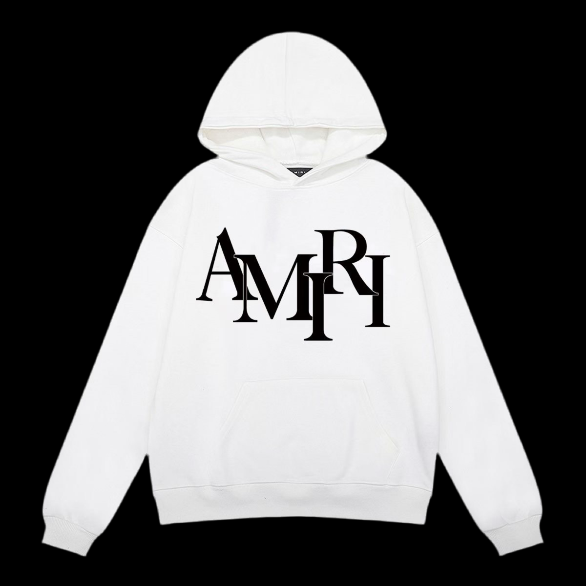 Amiri Logo Hoodie White DripHaus
