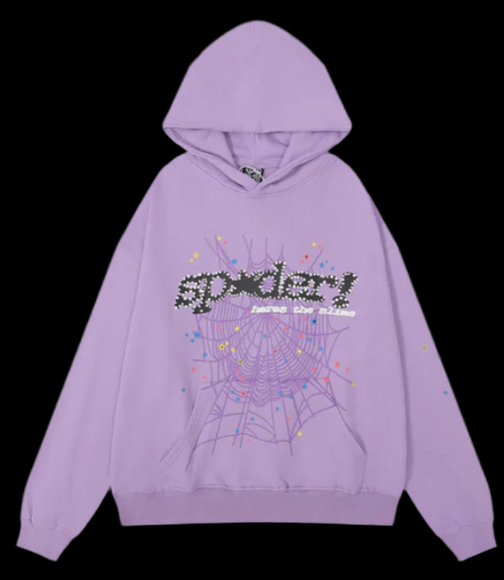 Sp5der Hoodie Purple DripHaus
