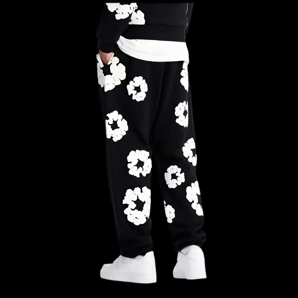 Denim Tears Sweatpants Black&White DripHaus