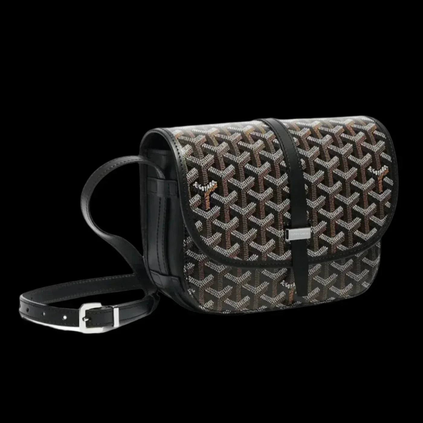 Goyard Belvedere Black Messenger Bag DripHaus