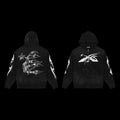 Hellstar Zip Up Hoodie Black DripHaus