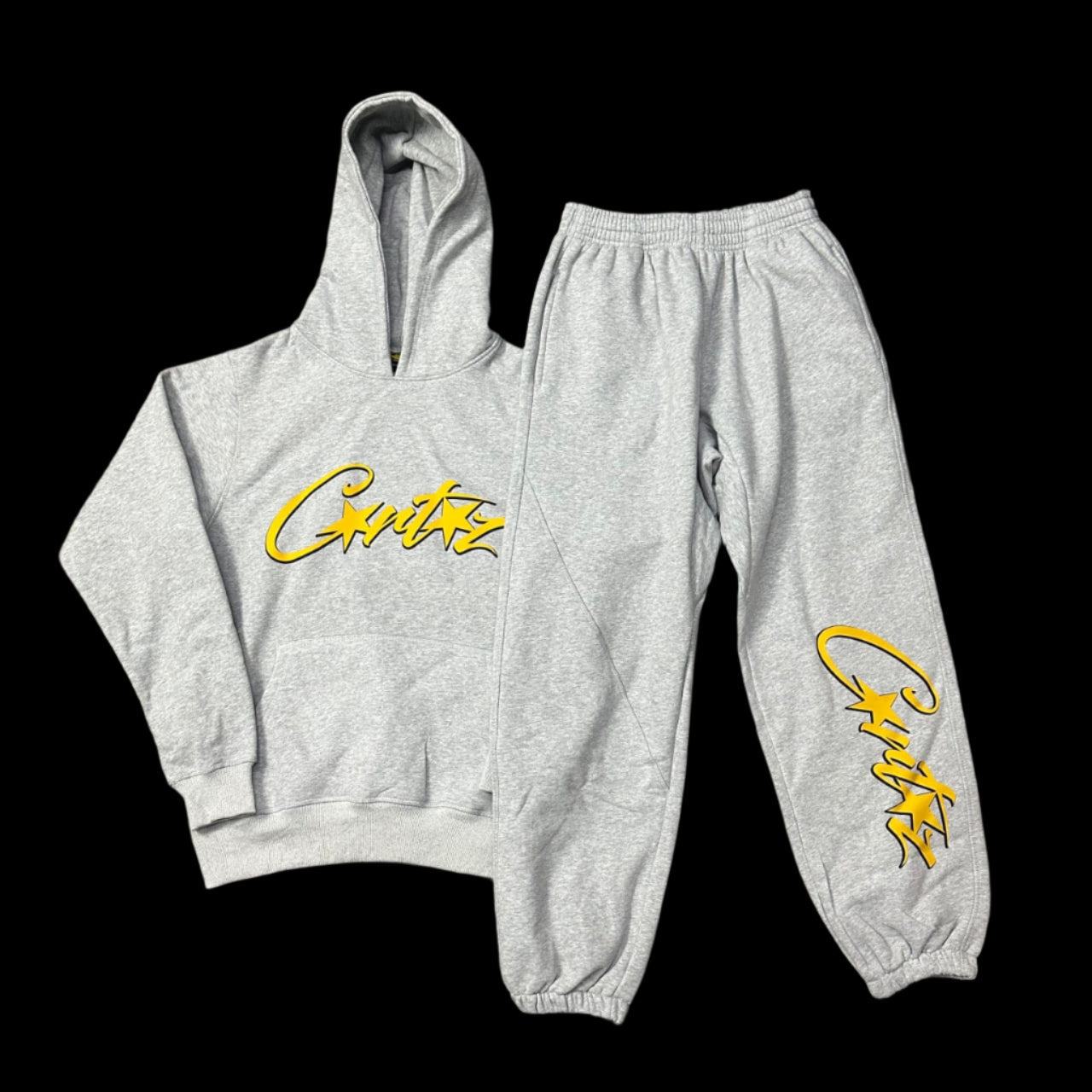 Corteiz All Starz Grey & Yellow Set DripHaus