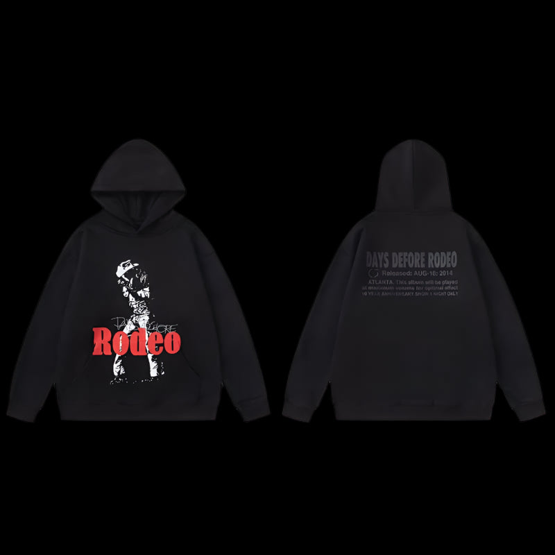 Travis Scott Days Before Rodeo Hoodie Black DripHaus