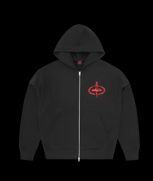 21 Savage Slaughter Gang X CRTZ Zip Up Hoodie DripHaus