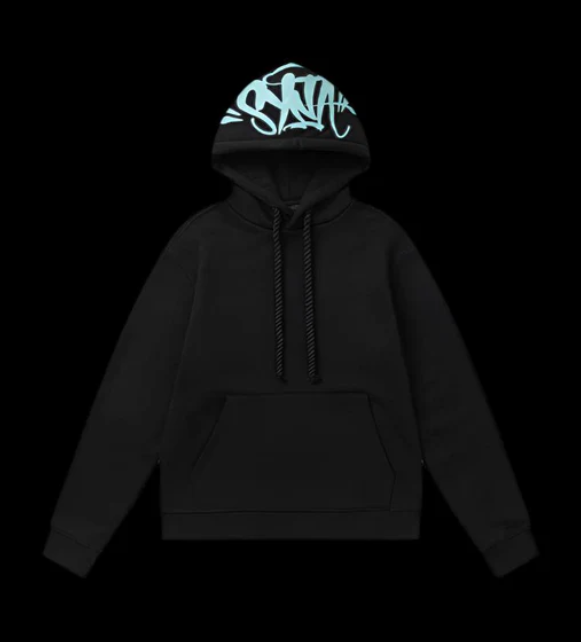 SynaWorld Tracksuit Black & Cyan DripHaus