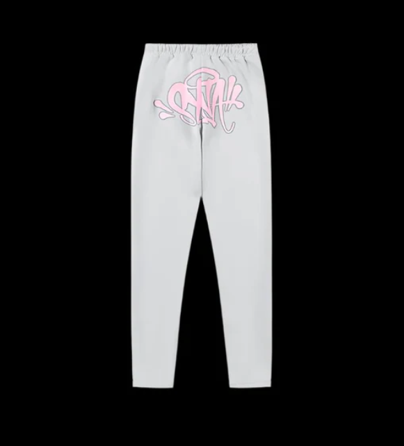 SynaWorld Tracksuit White & Pink DripHaus
