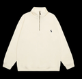 Ralph Lauren Cream Half Zip Up DripHaus
