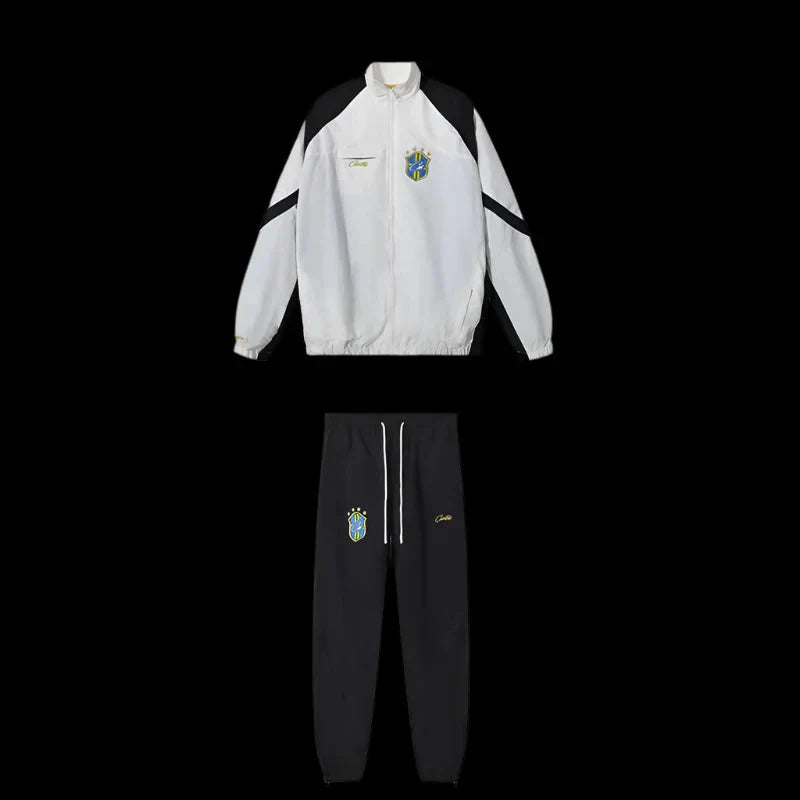 Corteiz Brazil Tracksuit White DripHaus