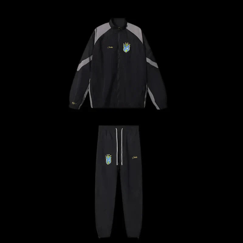 Corteiz Brazil Tracksuit Black DripHaus